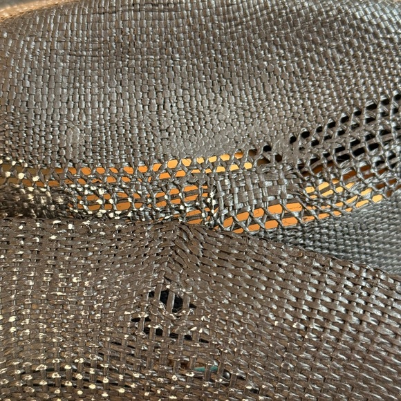 SCALA by Dorfman Unisex Black Straw Cowboy style Hat size large/Xlarge - Picture 9 of 16